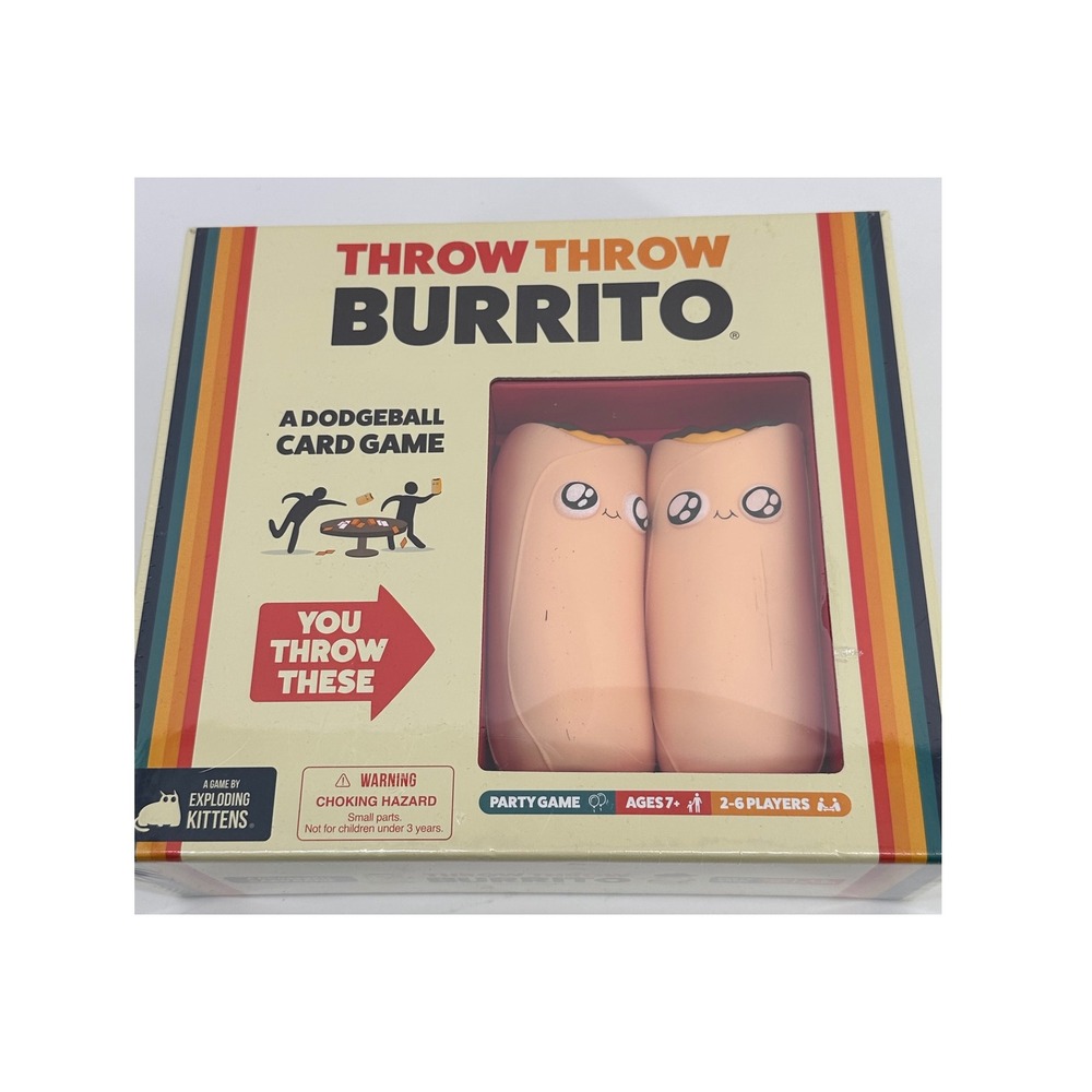 Throw Throw Burrito by‎ Exploding Kittens A Dodgeball Card Game